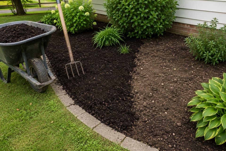 Mulch guides