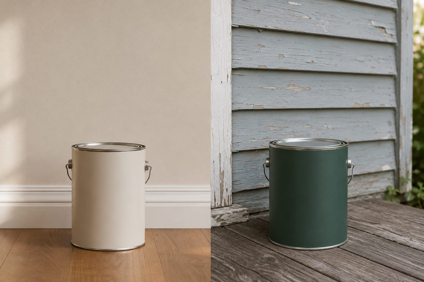 Interior vs. Exterior Paint