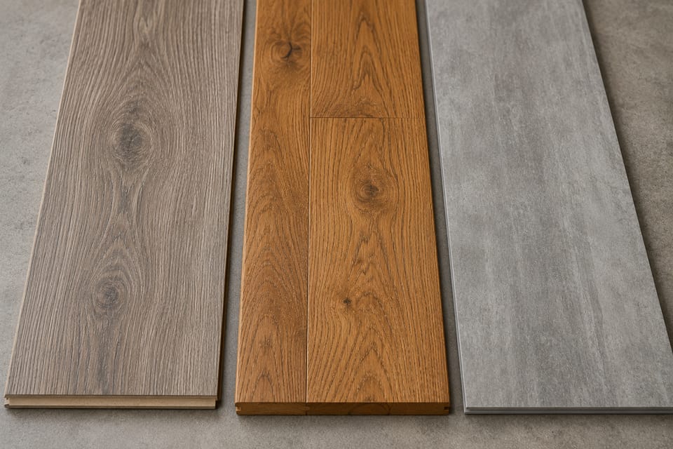Estimating Laminate vs Hardwood vs Vinyl Flooring